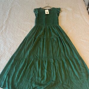 Chic Green Midi Dress